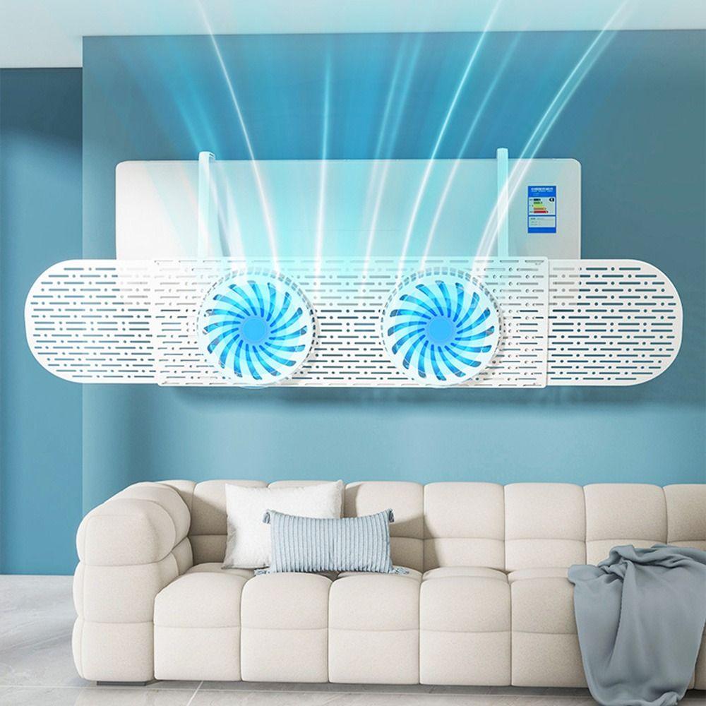 Expandable Air Conditioner Windshield Adjustable Hanging Air Conditioner Outlet Baffle Breathable Anti Direct Blowing