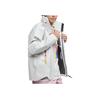 Adidas Logo Print Stand Collar Hooded Jacket Unisex Jackets Cloud-White HE1438