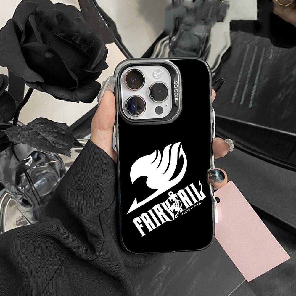 ANIME P-FAIRY TAIL Handyhülle Für iPhone 17,16,15,14,13,12,Pro MAX Weiß Matt Stoßfeste Hülle