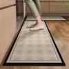 Diatomaceous Mud Kitchen Floor Mat Super Absorbent Doormats Bathroom Pad Anti-Slip Kitchen Mats Wipeable Wash Long Strip Carpet