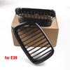 2PCS Front Center Matte Black Wide Kidney Hood Grille Grill For BMW E39 525 528 530 535 M5 1997 1998 1999 2000 2001 2002