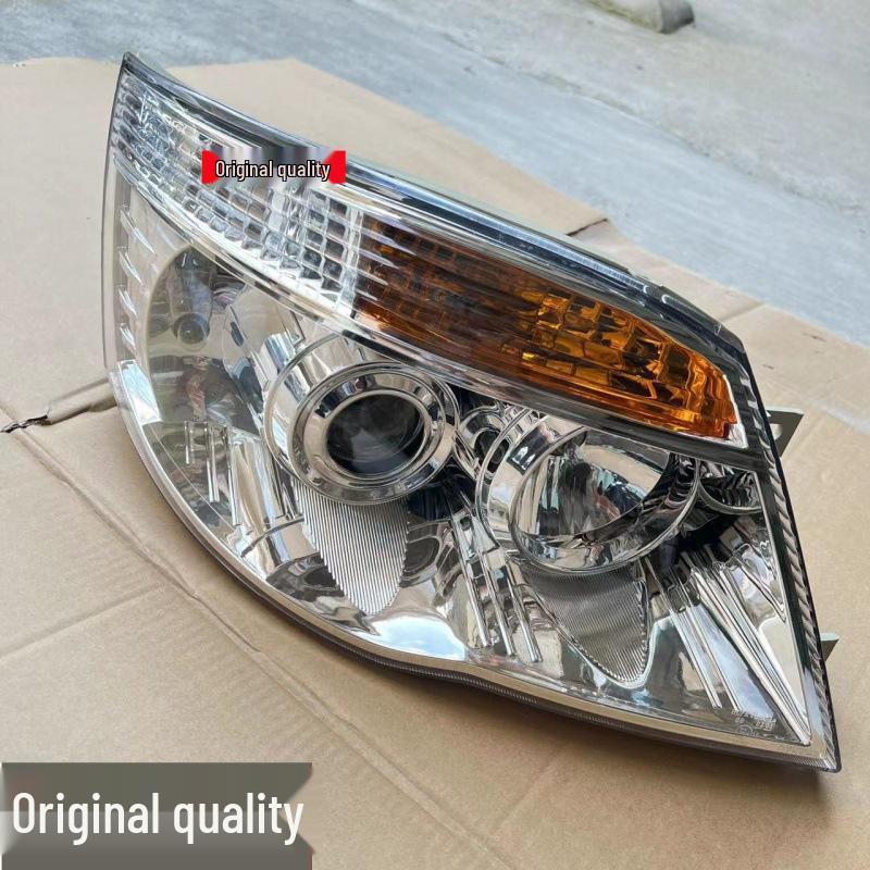 Compatible with Foton View Express 09 / Foton Alpha Headlight Assembly and Front Combination Lamp. Right, Premium