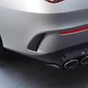Gloss Black For Mercedes C118 CLA35 CLA45 AMG 2020+ Rear Bumper Air Vent Covers