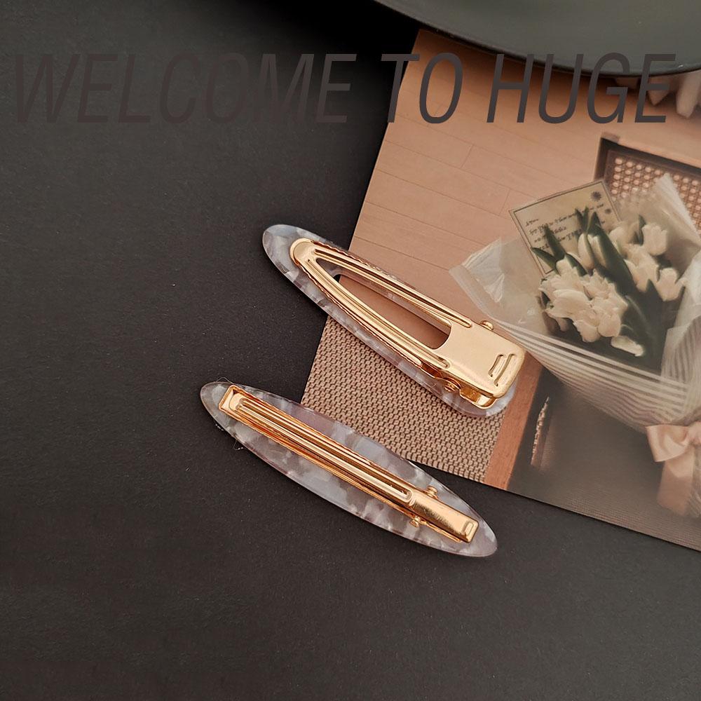 2pc Cute High Quality Geometric Hairpin Hair Side Clips for Women Girls Headband for Hair Accessories Headwear