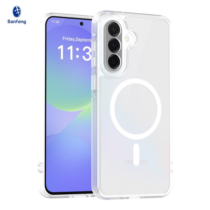 Suitable A37 Magnetic Phone Case A17 Matte Galaxy A57 Drop Resistance Protective Cover