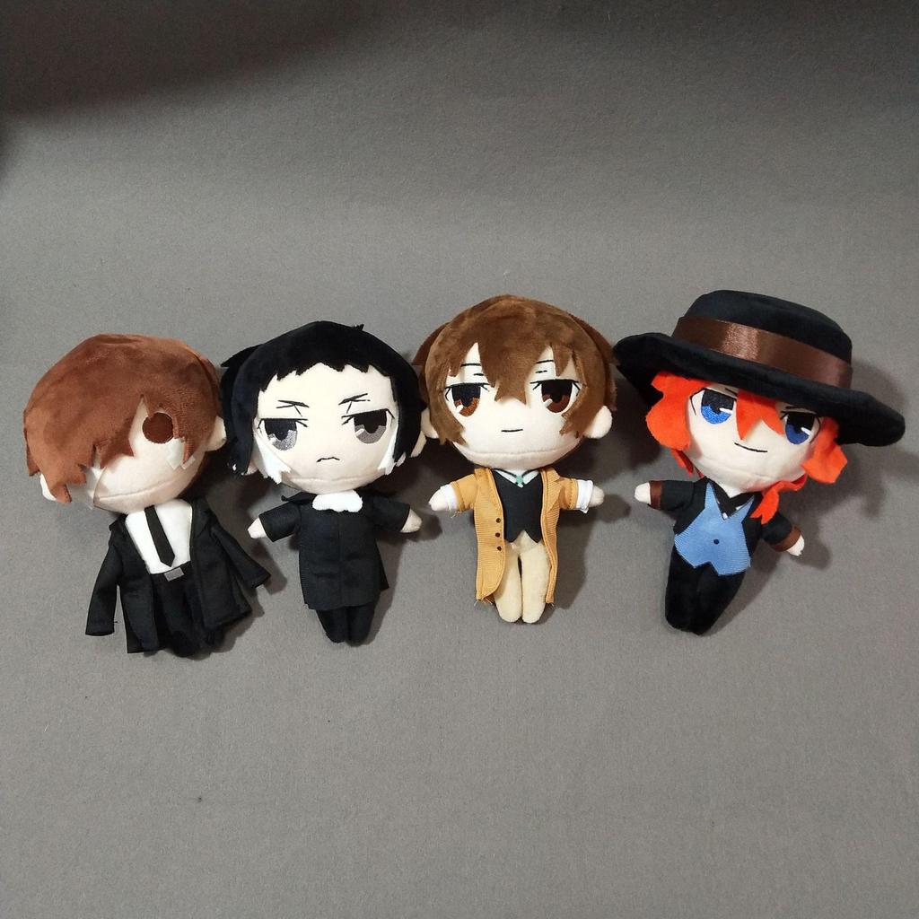 Anime Plush: Bungo Stray Dogs Chuuya & Dazai Q Version Cosplay Dolls