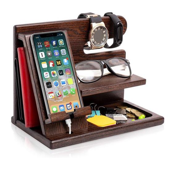 Supporto Per Telefono A Forma Di Orsetto - Arancione, Antiscivolo, Flessibile, Leggero, Impugnatura Comoda Per Cellulare E Tablet, Accessorio Creativo