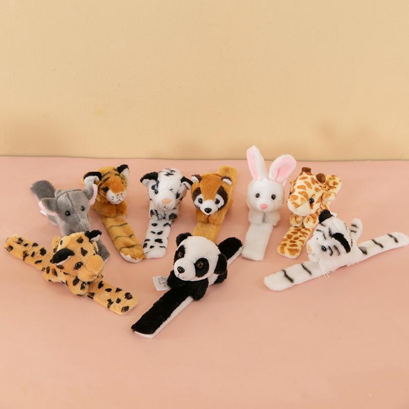 Internet celebrities with the same zoo souvenir Pop Panda White Tiger Yellow Tiger doll bracelet hand puppet arm magnet toy