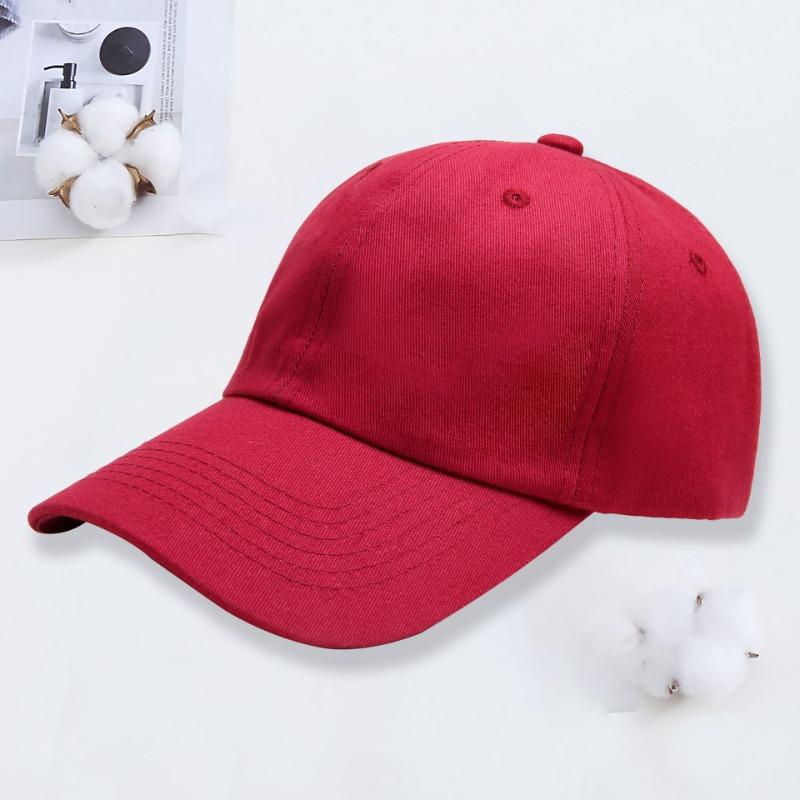 Soft top baseball hat Versatile sunscreen women's and men's caps Small batch printing embroidery