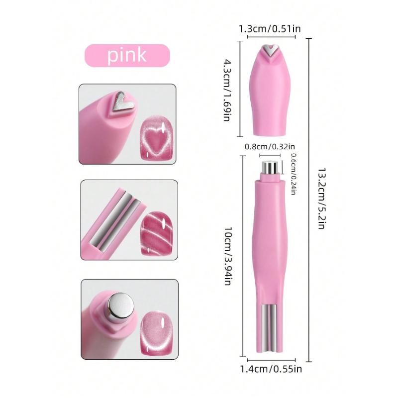 Cat's Eye Magnet Nail Art Snake Pattern Love Cat's Eye Magnet Removable Multifunctional Rocket Powerful Magnet