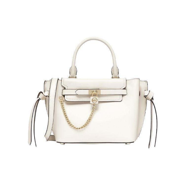 

Michael Kors Hamilton Legacy Letter Logo Solid Color Chain Casual Vintage Commuter Leather Handbag Crossbody Shoulder Bag Mini 30F1L9HS1L-289 Basic Set (Bag+Dust Bag)