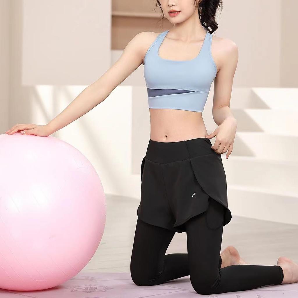 Cedar Eight Stretch Leggings with Perfect for and Training Women's High-Waisted Pockets, Yoga, Fitness, Sports, (Size M, Black)