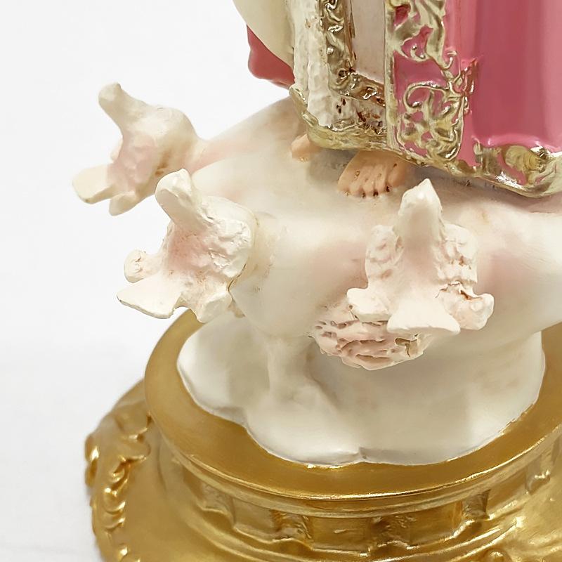 Katholische Statue Unsere Liebe Frau von Fatima Statue Jungfrau Maria Figur Religiöse Geschenke Altar Dekoration Figur Ornamente handbemalt