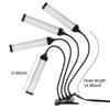 Clip 12V Plant Grow Light Automatic Timer Full Spectrum Plant Lamp with Gooseneck for Indoor Plants