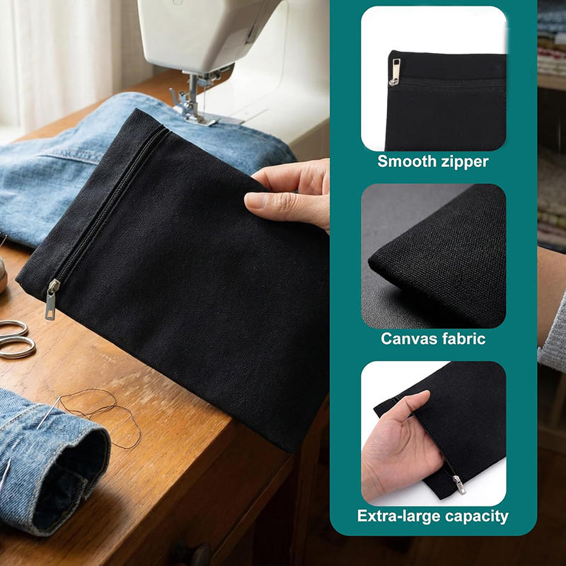 Sew-in Side Hidden Pocket with Zipper Inside Security Pocket for Clothing Inside Pockets Travel Wallet Pouch for Jackets Coats