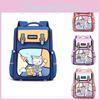 Cute Cartoon Water-resistant Nylon School Backpack For Boys And Girls In Grades 3-4