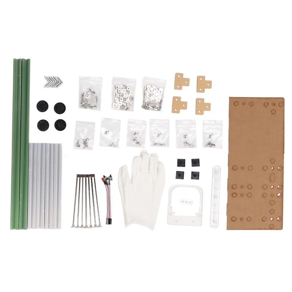 ATX Computer Open Case Bracket Good Heat Dissipation Support 4 PCI Slot Colored Aluminum Alloy DIY Bare Frame for Home