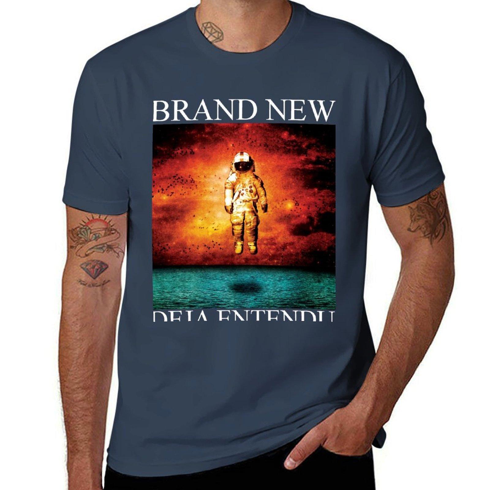 Brand New Deja Entendu Brand New Deja Entendu Brand New Deja Entendu Poppunk Pop Punk Tshirt Plus Size Street Style Tee S