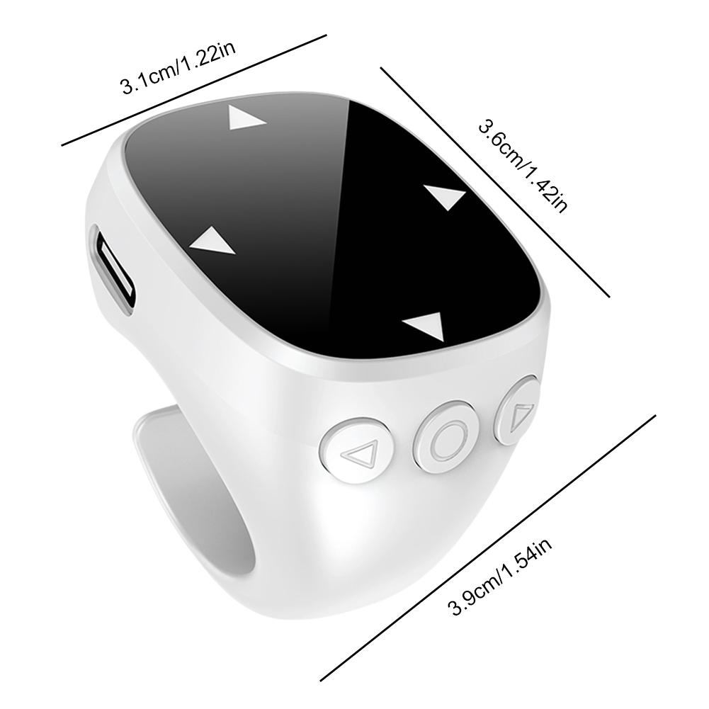 For Tiktok Fingertip Remote Scrolling Ring Wireless Bluetooth Remote Control Camera Shutter Selfie Video Controller for iPhone