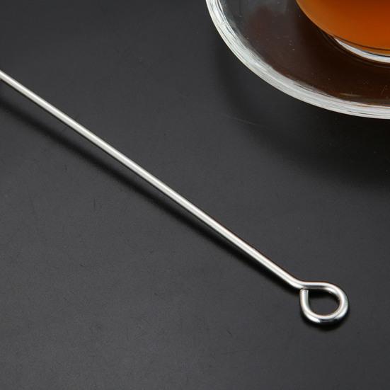 Stainless Steel Honey Dipper Honey Stirrer Multi-Purpose Mixing Spoon for Tea Cocktails Honey Stirring Rod for Syrup Jam Drinks