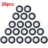 Practical Useful Rubber Washer Hose Gasket 20pcs 40 Mesh Black For 1/ 2in Tap Head Replacement Seal Shower Head