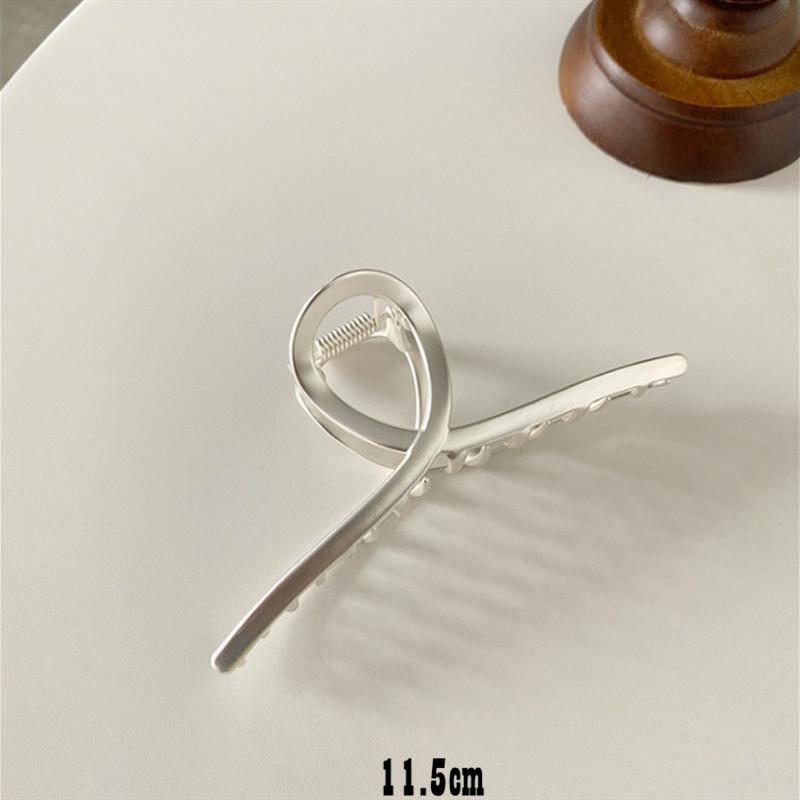 Kshmir 2020 Exaggerated Large Matte Metal Hair Clip European and American Style Hair Clip Headdress Women Head Clamp