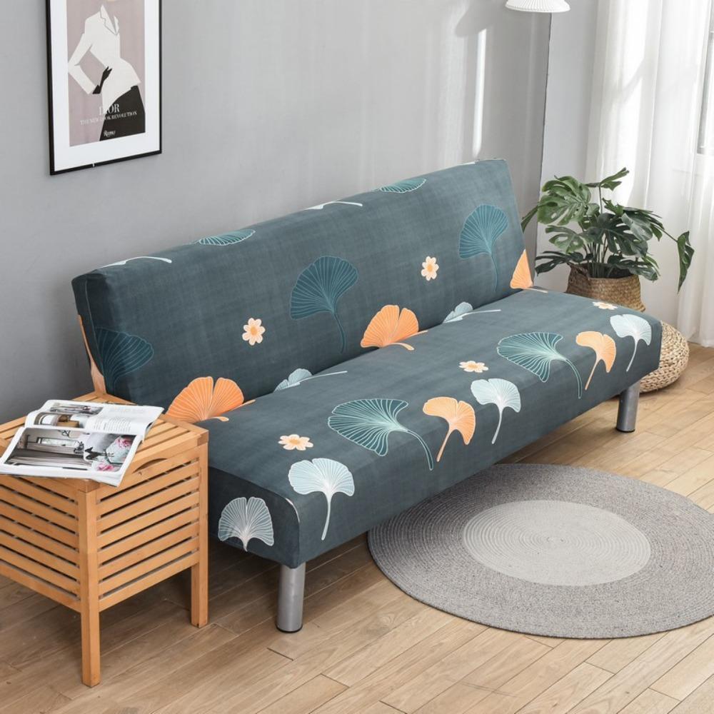 Milk Silk Elastic Sofa Cover Slipcover Furniture Protector Dustproof Stretchable No Armrest Full Coverage