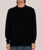Beoteunseoul [90% Wool] Minimal Crew Neck Daily Knit (Black)