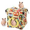 Warm Plush Bird Hanging Cave     Hammock Hanging Winter Birds Cage (L Owl)