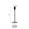 European Style Wrought Iron Candle Holder Set - Three-Piece Candlelight Dinner Ornament.