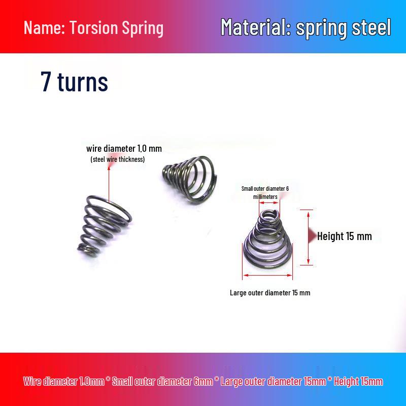 Stainless Steel Pagoda-Shaped Trapezoidal Compression Spring for Battery