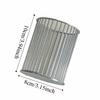 Metal Metal Pen Holder INS Style Pencil Holders New Cylindrical Case  Home Decor