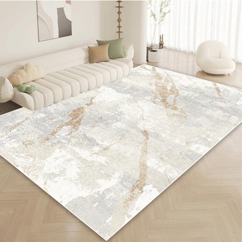 Modern Minimalism Light Colored Carpet Living Room Sofa Area Coffee Tables Non-slip Lint-free Rugs Decoration Bedroom Floor Mat