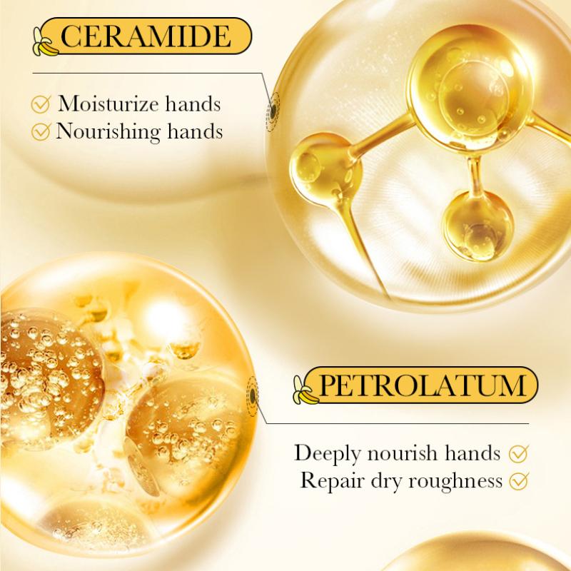 Banana Water Hand Cream 30g SADOER Moisturizing Anti-Dry and Cracking Autumn and Winter Hand Cream