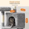 Dienmern Integrated Cat Tree & Condo with Sisal Scratching Post