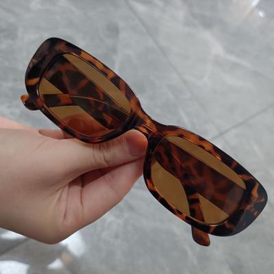 Sunglasses Women'S Retro Sunglasses Uv-Proof Square Glasses Men'S Personalized Sun Protection Sunglasses