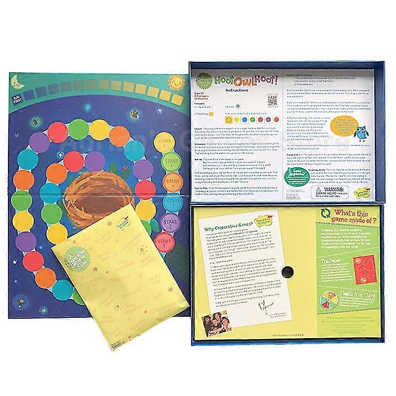 Hoot Owl Hoot English Version Children Board Game Card