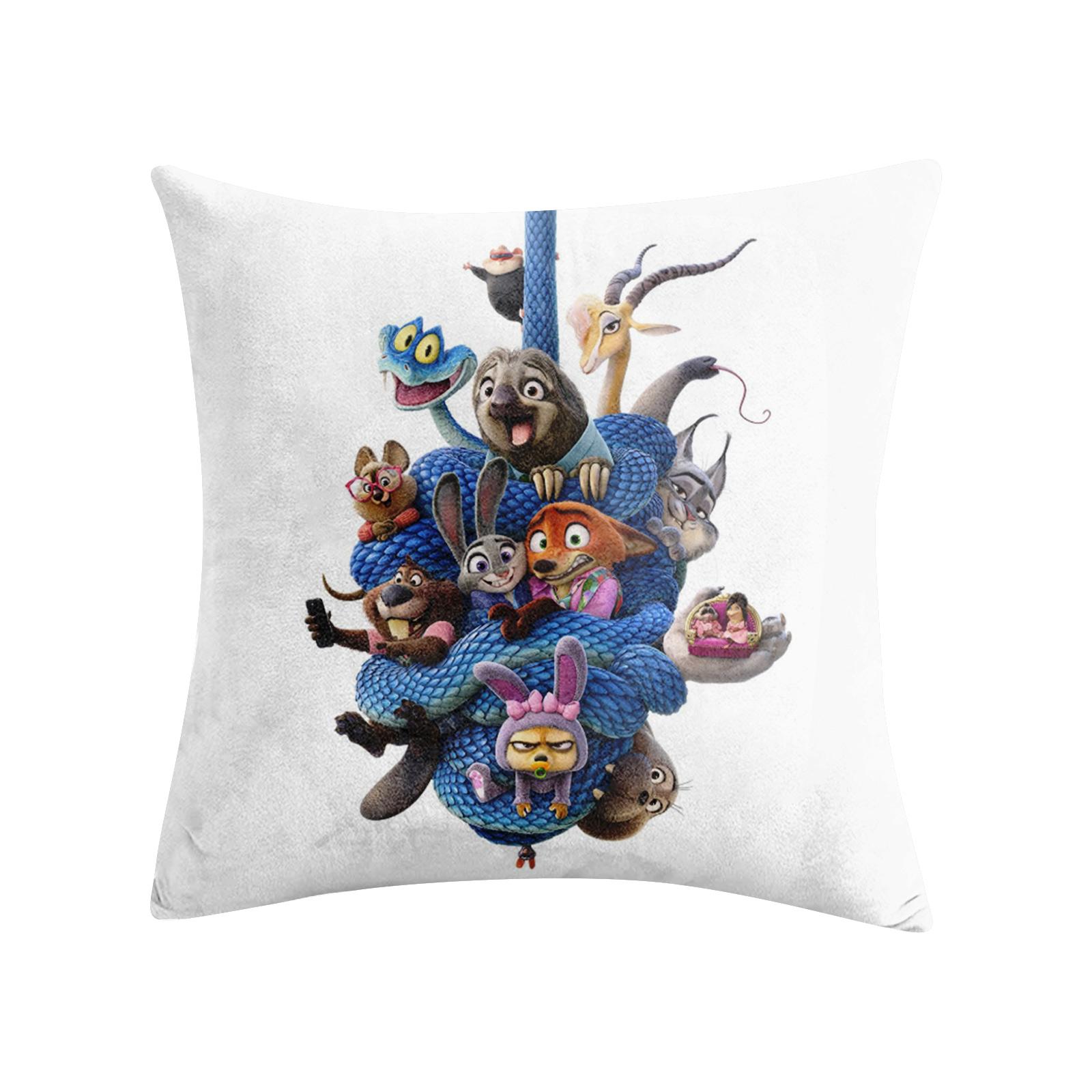 

Printed Pillowcase Square Pillowcase Sofa Pillowcase No Core Comfortable Pillowcase One Size