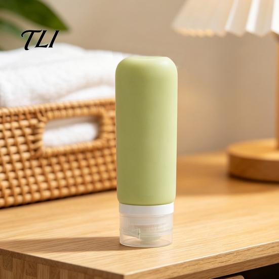 Refillable Lotion 1/4Pcs Silicone Travel Bottle for Toiletries, Leak Proof Size Container, Compact Leakproof Bottles Squeeze Bottle, Essentials