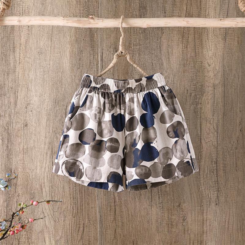 Women s Vintage Floral Wide-Leg Shorts 2-Pack L