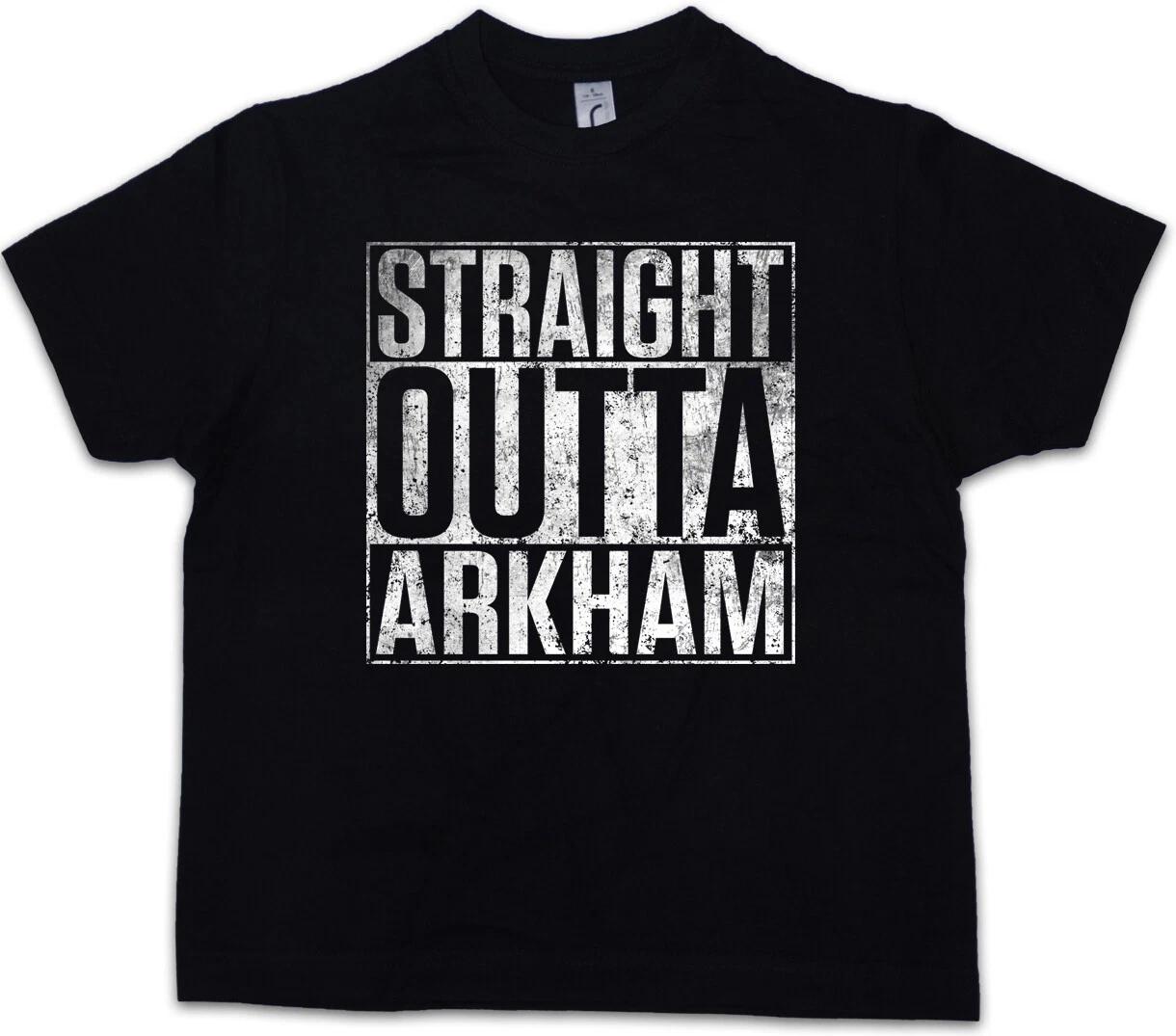 STRAIGHT OUTTA ARKHAM Kids Boys kids boys T-Shirt City Arkham Cthulhu Fun Lovecraft 120