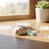3Pcs 3D Design 3D Luminous Keychain Luminous Feature Simple Design Sea Lion Keychain Resin Material Creative Style Key Holder