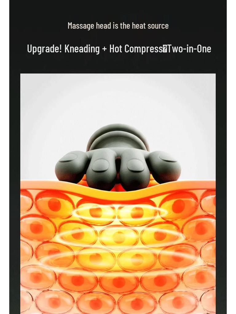 Shoulder & Neck Massager with Heat, Simulated Hand Pressure for Relaxation, Top-Selling Cross-Border Kneading Device