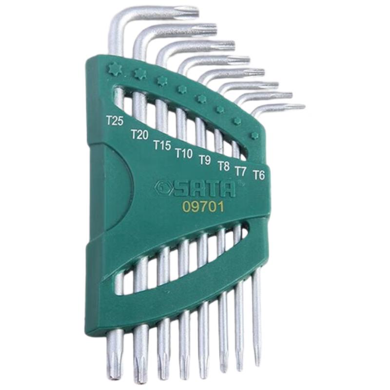 SATA 8-Piece Extended Torx Wrench Set 5-inch