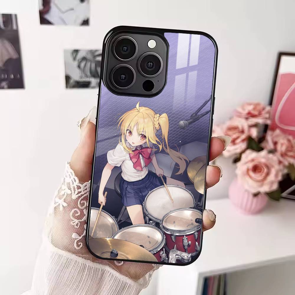 

Крутий чохол для телефону B-Bocchi the R-Rock Band для iPhone 17 16 15 14 13 12 Pro Max Plus для Magsafe Дзеркальний Бездротовий Магнітний Чохол iPhone13