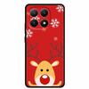 Christmas Cover For Xiaomi 15T 5G Case Black Silicone Cases TPU Santa Claus Christmas Tree Cover Cartoon Deer For Mi 15T 5G 15 T