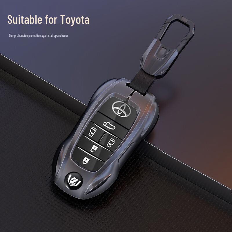 Metal Shell Key Case for 2015-2025 Toyota Alphard