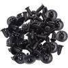 50/100Pcs Car Bumper  8mm Hole Plastic Rivets Fastener Screws Car Door Trim Panel Retainer Fasteners Clips Car Accessories