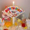 1/2/5 PCS Novel Birthday Candles Creative Birthday for Party Candy Jet and Supplies Pop up Happy Birthday Party Cake Decoration
