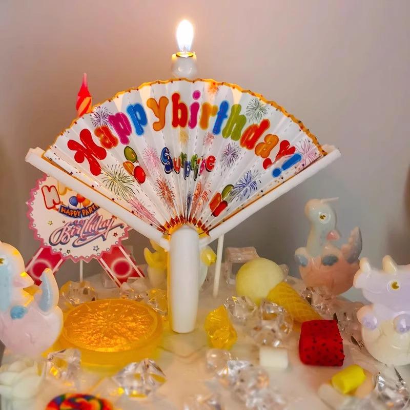 1/2/5 PCS Novel Birthday Candles Creative Birthday for Party Candy Jet and Supplies Pop up Happy Birthday Party Cake Decoration